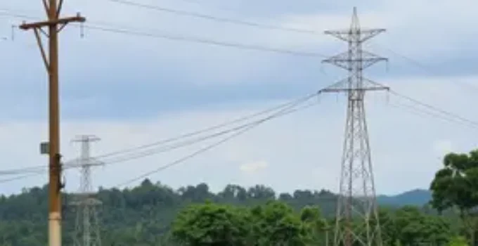 dano na rede elétrica
