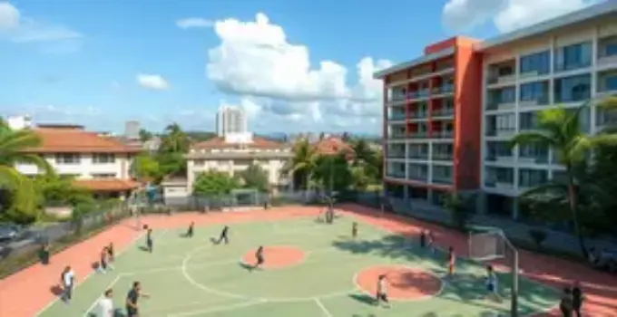 revitalização da quadra poliesportiva