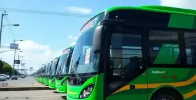 nova frota de ônibus zero quilômetro