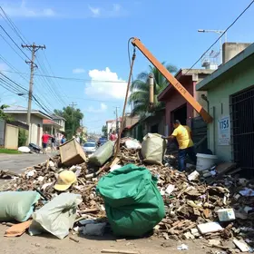 mutirão de limpeza