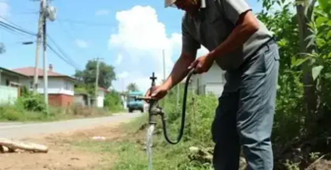 manutenção em adutora